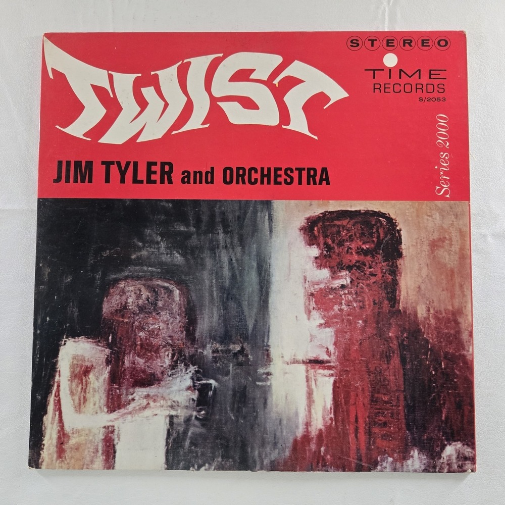 Twist - Jim Tyler And Orchestra - Record LP Vinyl Jazz Time Records VG Tested